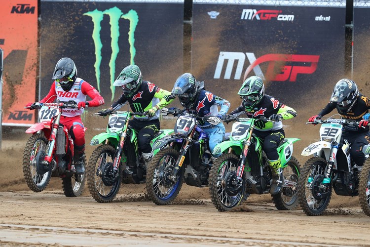 Romain Febvre of the Monster Energy Kawasaki Racing Team earned a hard-fought fourth overall
